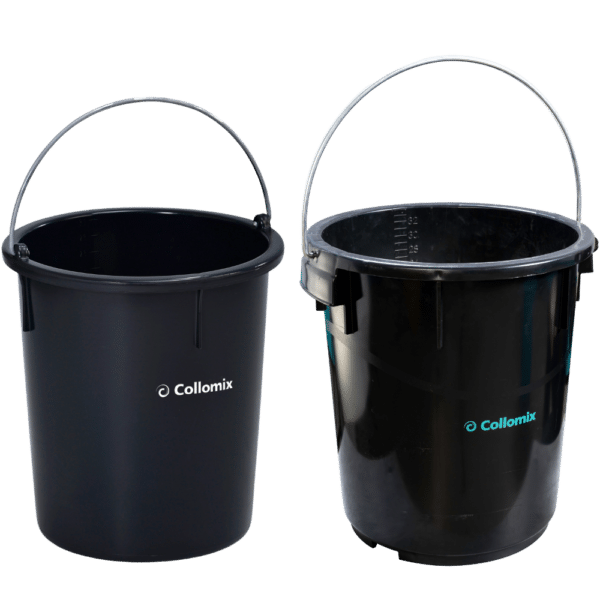 Collomix Mischbehälter 34 Liter Mit Griffen - Professioneller Mischeimer Für Baustoffe