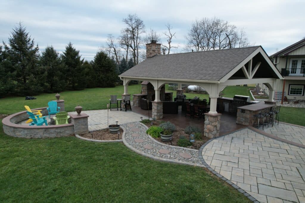 Smuckers Hardsacping Hardscape Project In New Holland PA 3