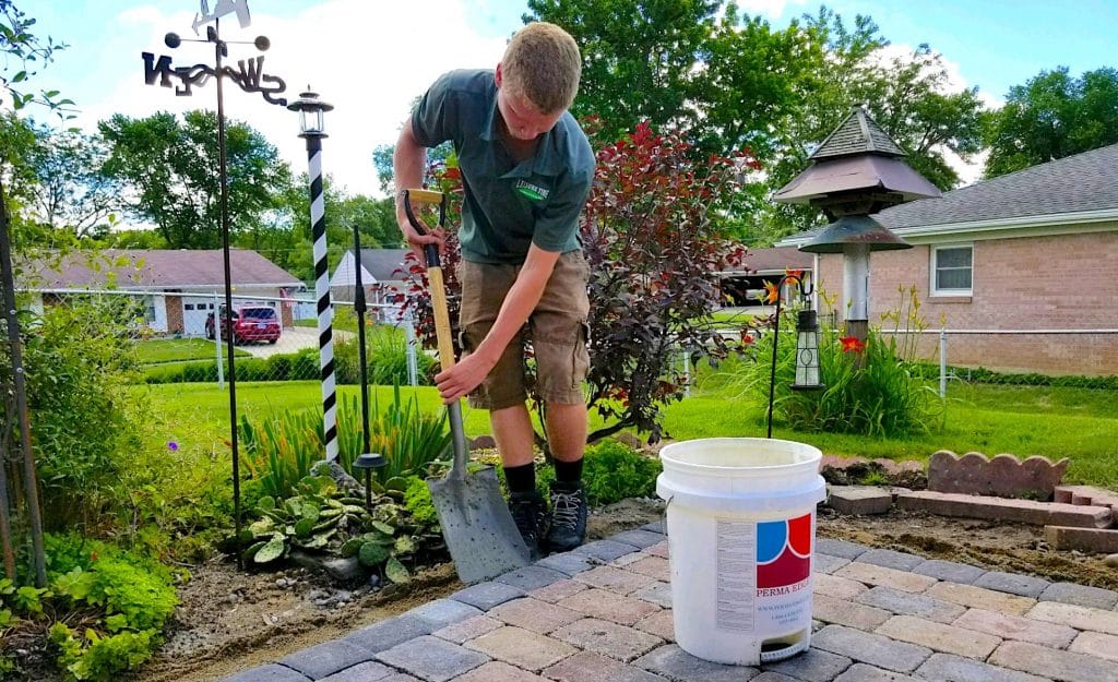 Hardscape Materials Secured Edging