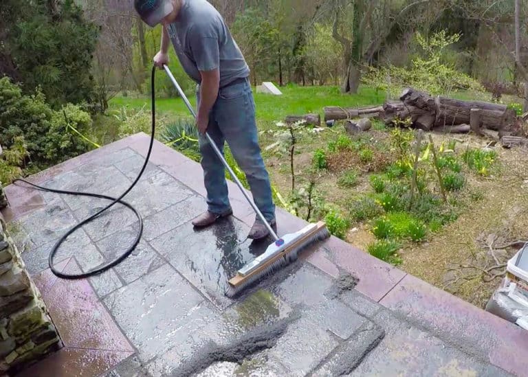 Hydro Broom Landscape Contractor Water Broom